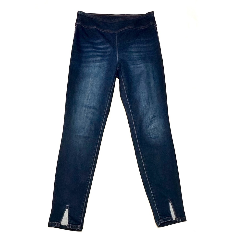 Jeans Denim Skinny Ankle Stretch Pull-on Pants - Picture 2 of 8